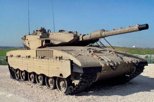 Прототип танка «Меркава» Мк.3 в музее Латурн